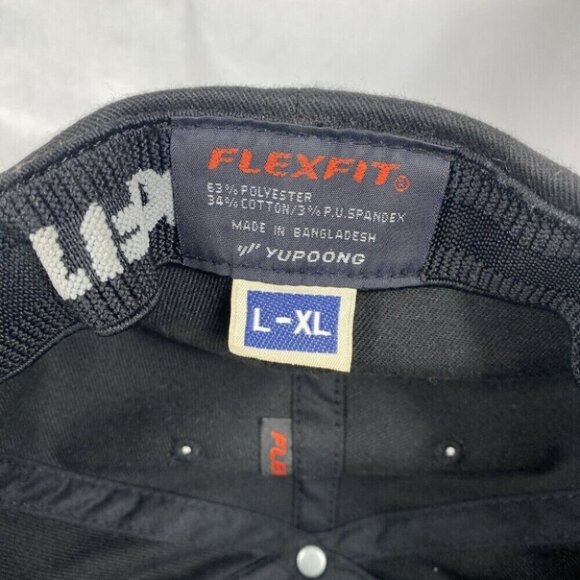 Flexfit Save The Manuals Hat Mens L-XL Black Fitted Cap Race Car Stick Shift - Picture 11 of 13
